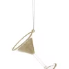 Best deal 🛒 Myer Giftorium Luxe Glass Champagne Glitter Martini Hanging Ornament 👍