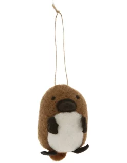 Best Sale 🔥 Australian House & Garden Eucalyptus Brown Felt Platypus Hanging Ornament 🔔