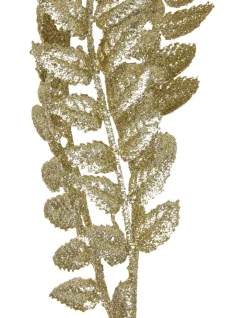 Brand new 🔔 Myer Giftorium Luxe Champagne Glittered Faux Laurel Leaf Spray Pick 🧨 -The Christmas Shop Sales unnamed file 1048