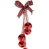 Deals 👏 Myer Giftorium Heirloom Red Bell Cluster With Tartan Bow Door Hanger ⭐