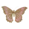 Best Pirce 🎉 Myer Giftorium Luxe Pink Glitter Fabric Butterfly With Jewels On Clip ❤️ -The Christmas Shop Sales unnamed file 1064