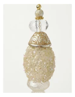 Deals ⭐ Myer Giftorium Luxe Beaded Finial Ornament 15cm In White 🥰 -The Christmas Shop Sales unnamed file 1074
