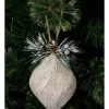 Coupon 🌟 Australian House & Garden Eucalyptus Washed Wood-look Onion Ornament W/ Foliage In White 🌟 -The Christmas Shop Sales unnamed file 1106