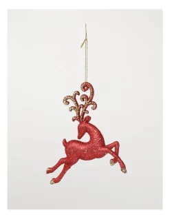 Coupon 💯 Myer Giftorium Heirloom Glittered Prancing Reindeer Ornament 12cm In Red ⭐ -The Christmas Shop Sales unnamed file 1148