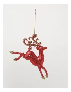 Coupon 💯 Myer Giftorium Heirloom Glittered Prancing Reindeer Ornament 12cm In Red ⭐ -The Christmas Shop Sales unnamed file 1149