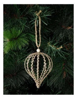 Budget 🎁 Australian House & Garden Eucalyptus Glittered Onion Wire OrnamentGumnut: 12 Cm 🌟