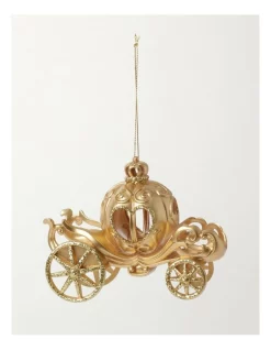 Hot Sale 🥰 Myer Giftorium Luxe Plastic Royal Carriage OrnamentGold: 13cm ❤️ -The Christmas Shop Sales unnamed file 1183