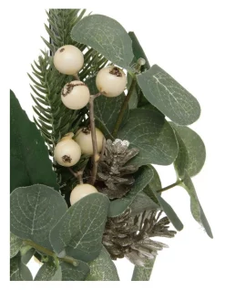 Flash Sale 👍 Australian House & Garden Eucalyptus Wreath Holder With Faux Berries & Pinecones 🤩 -The Christmas Shop Sales unnamed file 119