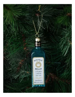 Coupon ✨ Myer Giftorium Merry & Bright Gin-gle Bell Gin Bottle Hanging Ornament 🛒 -The Christmas Shop Sales unnamed file 1190