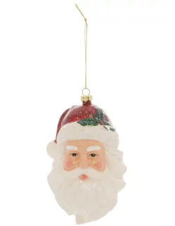 Cheapest 🤩 Myer Giftorium Heirloom Santa Head Hanging Ornament ⌛