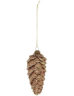 Best deal 👍 Myer Giftorium Heirloom Glitter Pinecone Hanging Ornament ✔️