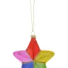 Buy 😀 Myer Giftorium Merry & Bright Rainbow Glass Star Hanging Ornament 🔔 -The Christmas Shop Sales unnamed file 1203