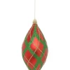 Discount 👍 Myer Giftorium Heirloom Glitter Plaid Finial Hanging Ornament 😍 -The Christmas Shop Sales unnamed file 1206