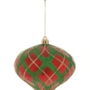Flash Sale 🔔 Myer Giftorium Heirloom Glitter Plaid Onion Hanging Ornament 🛒 -The Christmas Shop Sales unnamed file 1209