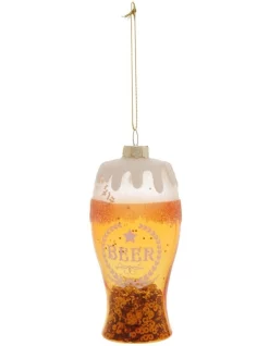 New 😍 Myer Giftorium Merry & Bright Cold One Beer Hanging Ornament ✔️