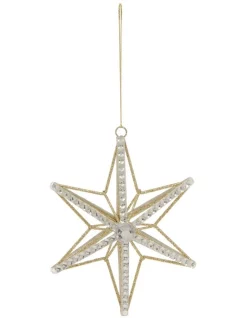 Top 10 🌟 Myer Giftorium Luxe Wire Beaded Star Hanging Ornament Silver 11 Cm 🎉
