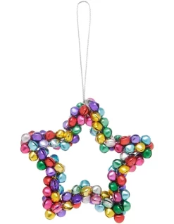 Coupon 😍 Myer Giftorium Merry & Bright Metal Bell StarMulti: 10cm 👍