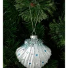 Promo 🔔 Myer Giftorium Luxe Jewelled Faux Clam Shell Ornament In Mint ✨ -The Christmas Shop Sales unnamed file 1295