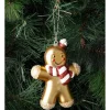 Hot Sale 🧨 Myer Giftorium Merry & Bright Plastic Gingerbread Man OrnamentBrown: 12cm ❤️ -The Christmas Shop Sales unnamed file 1323
