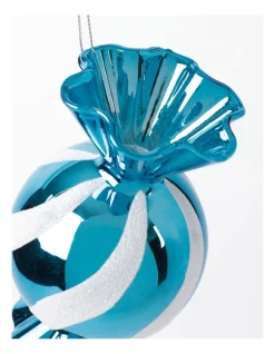 Best Pirce ⭐ Myer Giftorium Merry & Bright Plastic 🍬 Candy OrnamentBlue: 12cm ⌛ -The Christmas Shop Sales unnamed file 1331