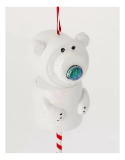 Best Pirce ❤️ Myer Giftorium Merry & Bright Claydough Polar Bear Ornament In White 🛒 -The Christmas Shop Sales unnamed file 1374