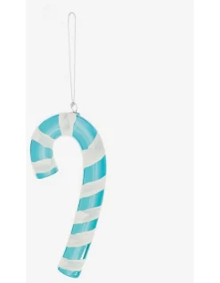 Discount 👏 Myer Giftorium Merry & Bright Plastic 🍬 Candy Cane OrnamentBlue: 14 Cm 🧨 -The Christmas Shop Sales unnamed file 1382
