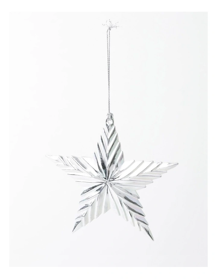 Best Pirce π€© Australian House & Garden Eucalyptus 2A Plastic Ribbed Star OrnamentSilver/White: 11 Cm β¨ 4 Best Pirce π€© Australian House & Garden Eucalyptus 2A Plastic Ribbed Star OrnamentSilver/White: 11 Cm β¨ - Image 2