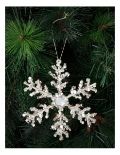 Top 10 ⭐ Myer Giftorium Luxe Champagne Beaded Snowflake Hanging Ornament ⭐ -The Christmas Shop Sales unnamed file 1398