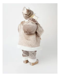 Coupon 💯 Myer Giftorium Luxe Linus Santa With Gift Sack & Present Decoration In Champagne 😍 -The Christmas Shop Sales unnamed file 140