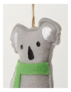 Cheap ✨ Australian House & Garden Eucalyptus Grey Stitched Fabric Koala Hanging Ornament 💯 -The Christmas Shop Sales unnamed file 1404
