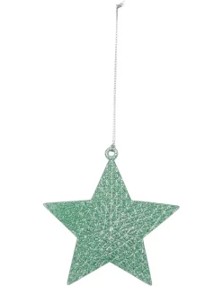 Brand new π Australian House & Garden Eucalyptus Cameo Green Glitter Star βοΈ