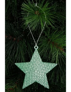 Brand new 🔔 Australian House & Garden Eucalyptus Cameo Green Glitter Star ✔️ -The Christmas Shop Sales unnamed file 1449