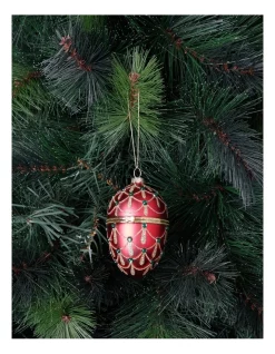 Best Pirce 🔥 Myer Giftorium Heirloom Red Glass Hinge Box Egg 💯 -The Christmas Shop Sales unnamed file 1473