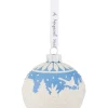 New 🌟 Wedgwood ❄ Christmas Countryside Bauble In White ✨ -The Christmas Shop Sales unnamed file 1474