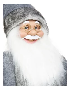 Cheapest 🎉 Australian House & Garden Eucalyptus 61cm Plastic Santa W/ Grey Fur 🧥 Coat Holding Sack ✔️ -The Christmas Shop Sales unnamed file 152