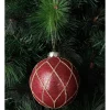 Best Sale ⭐ Myer Giftorium Heirloom Glass Beaded Diamond Grid BaubleRed: 8cm ⭐ -The Christmas Shop Sales unnamed file 1534