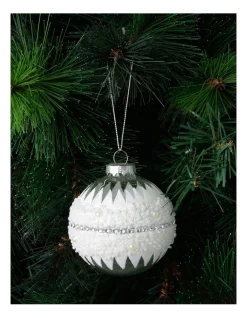 Brand new 🥰 Myer Giftorium Luxe Pearl-Encrusted Bauble 8cm 🔥 -The Christmas Shop Sales unnamed file 1539