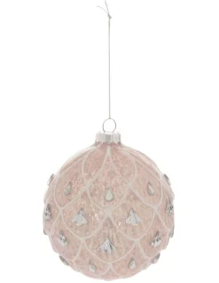 New ❤️ Myer Giftorium Luxe Art Deco Fan Bauble With Jewels ✔️