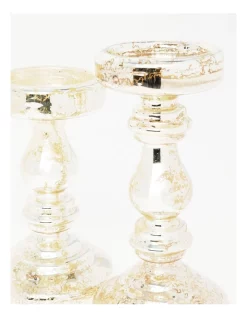 Top 10 ❤️ Australian House & Garden Eucalyptus Mercurised Glass Pedestal 19/22cm Set Of 2 In Sliver 😀 -The Christmas Shop Sales unnamed file 155