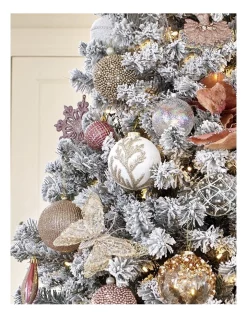 Buy 👍 Myer Giftorium Luxe Glass Finial Bauble OrnamentClear: 14cm 👏 -The Christmas Shop Sales unnamed file 1557