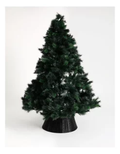 Cheap π― Myer Giftorium Modern Holiday Woven Round Tree Collar In Black β¨