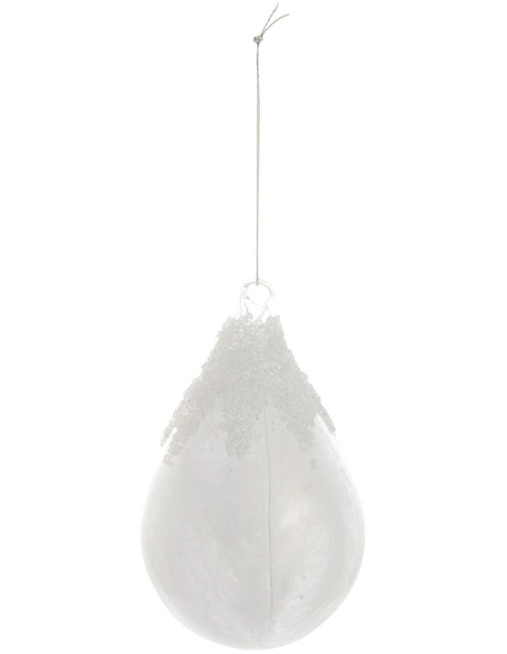 Outlet β¨ Myer Giftorium Luxe 11cm Irridescent Beaded Glass Drop With Feathers Inside π 3 Outlet β¨ Myer Giftorium Luxe 11cm Irridescent Beaded Glass Drop With Feathers Inside π