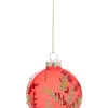 Outlet 💯 Myer Giftorium Heirloom Glass Glittered Leaf Bauble Red: 8cm ❤️ -The Christmas Shop Sales unnamed file 1576