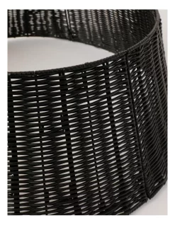 Cheap 💯 Myer Giftorium Modern Holiday Woven Round Tree Collar In Black ✨ -The Christmas Shop Sales unnamed file 158