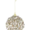 Cheap ⌛ Myer Giftorium Luxe 80mm Pink Glittered And Sequin Pearl Bauble 🔔
