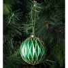 Top 10 🔔 Myer Giftorium Heirloom Plastic Embossed Diamond W/Glitter BaubleGreen: 8cm 🌟 -The Christmas Shop Sales unnamed file 1605