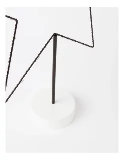 Hot Sale 😍 Myer Giftorium Modern Holiday Metal LED Wire Star Decoration In Black ⭐ -The Christmas Shop Sales unnamed file 161
