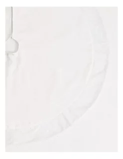 Promo ✨ Myer Giftorium Luxe Fabric Sequined Border Tree 👗 Skirt 120cm In White 🧨 -The Christmas Shop Sales unnamed file 1615