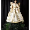 New ❤️ Myer Giftorium Luxe Evangeline Fabric Angel Tree TopperWhite/Gold: 32cm 🛒 -The Christmas Shop Sales unnamed file 1621