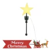 Cheapest ⌛ Mr 🔔 Christmas Animated Tree Topper Santa Sleigh W/ Banner 🔥